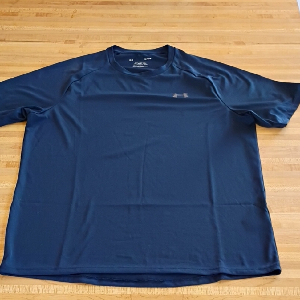 Under Armour Men's Dark Navy Performance Short Sleeve Tee Size Large